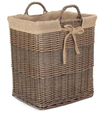 Rectangular Tall Log Basket