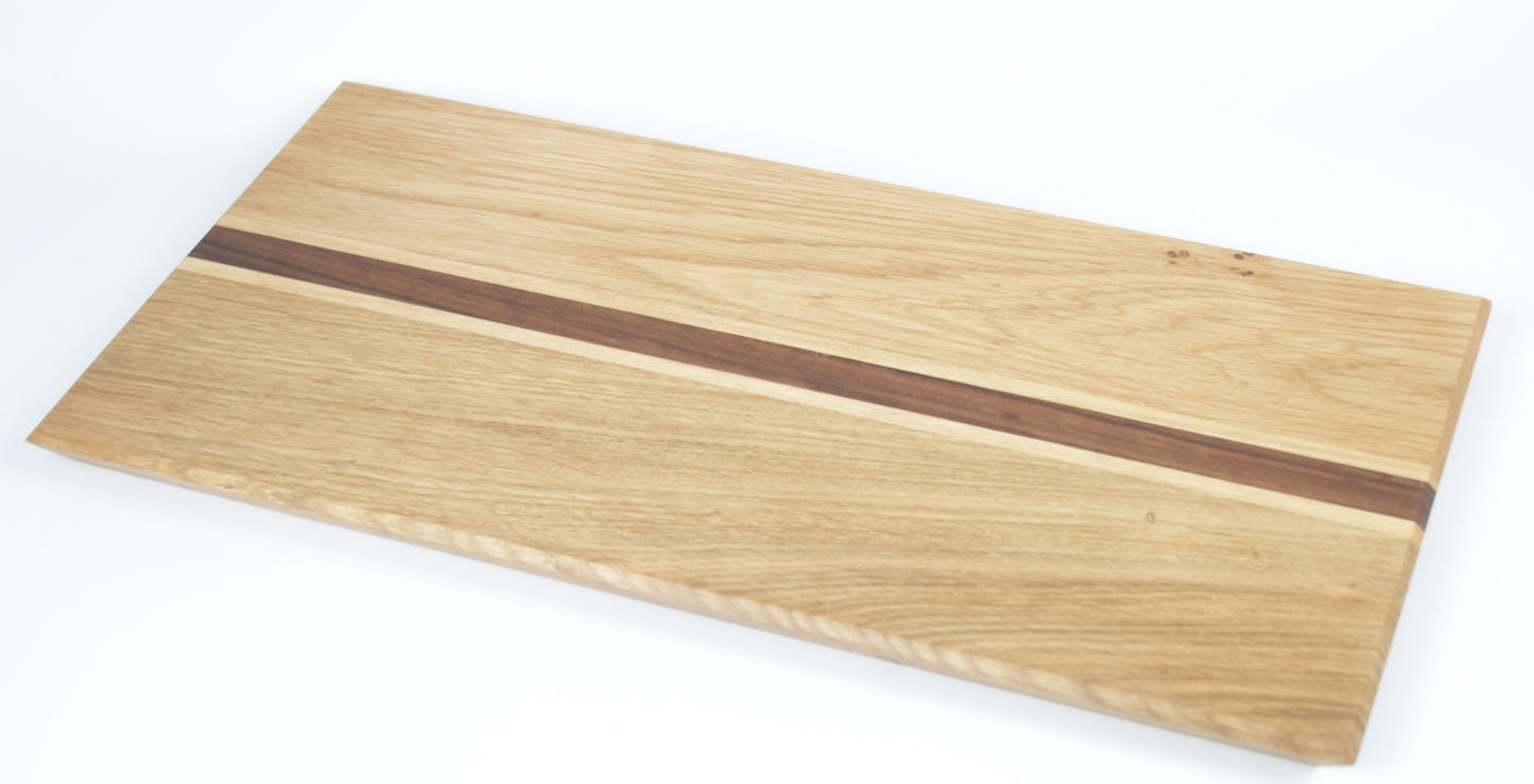 Luxury Handmade Solid Wood Striped Inlay Charcuterie/Cheese Board