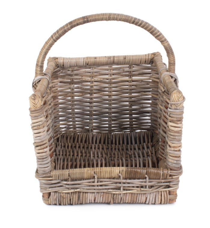 Medium Rattan Open Ended Log Basket