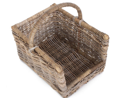 Medium Rattan Open Ended Log Basket