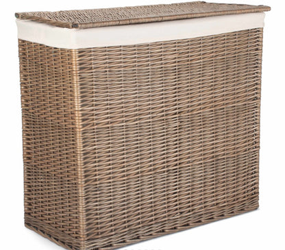 Rectangular Partition Laundry Basket