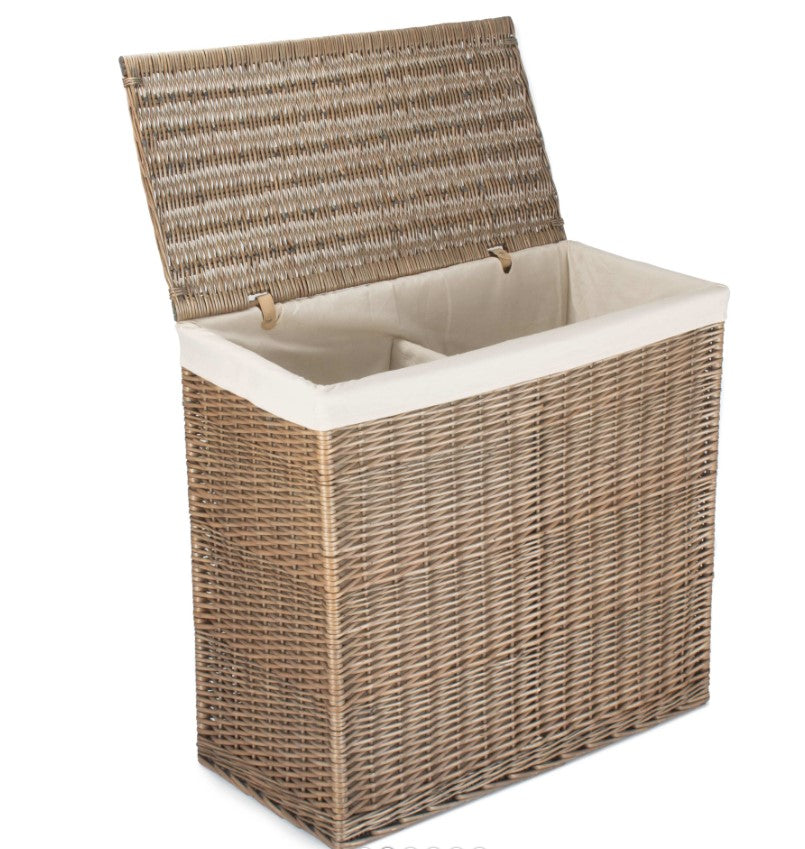 Rectangular Partition Laundry Basket