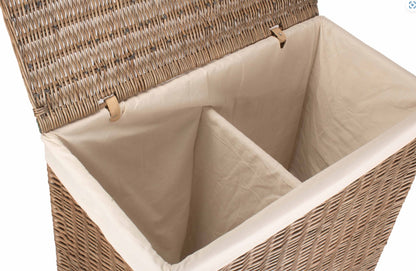 Rectangular Partition Laundry Basket