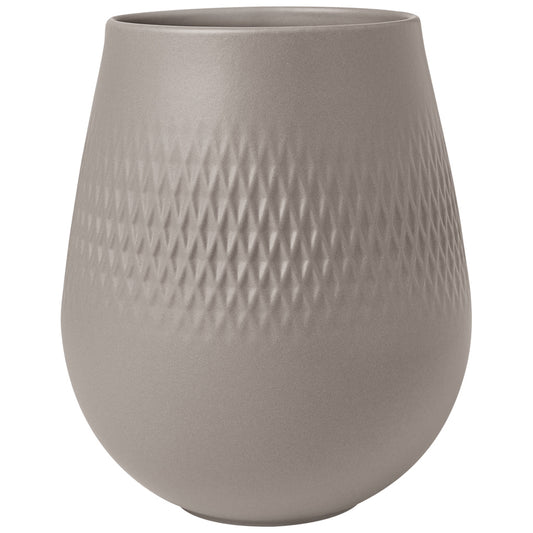 Manufacture Collier taupe Vase CarrŽ small