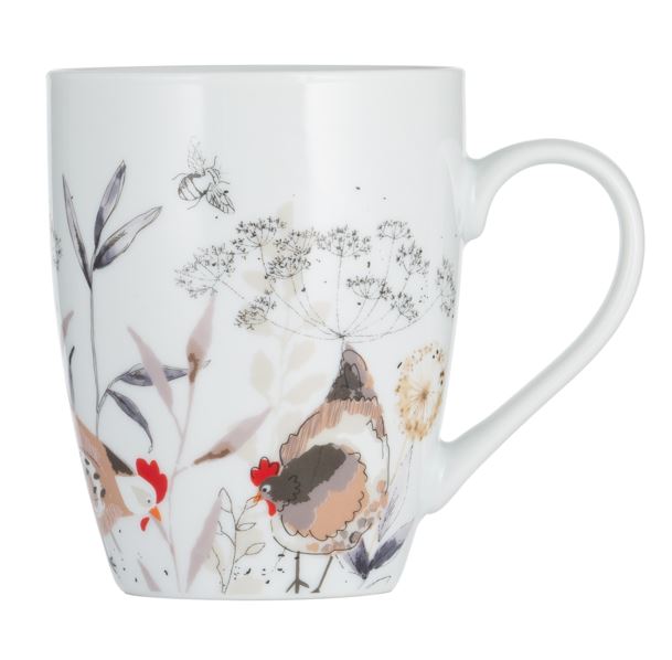 Price & Kensington Country Hens Mug (single)