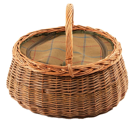 Deluxe Car Basket RUSTIC with cooler