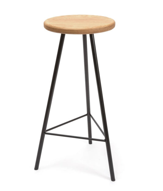 Hairpin Leg NORD Tall Stool with Oak Top