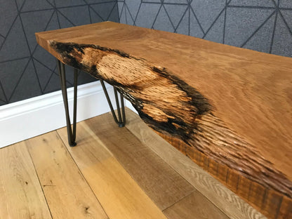 Handmade Bench - Cedar of Lebanon Wood - Live Edge