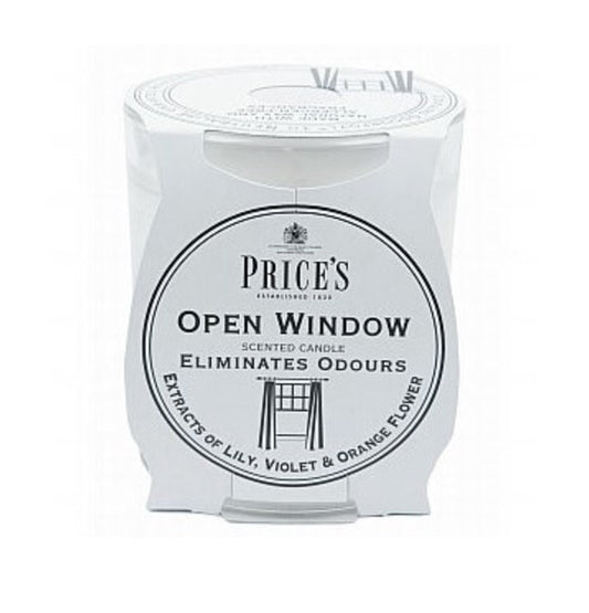Prices Fresh Air - Jar Candle - Open Window