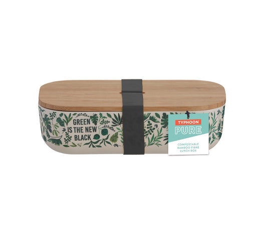 Typhoon Pure Bamboo Lunch Box - Green Is New Black