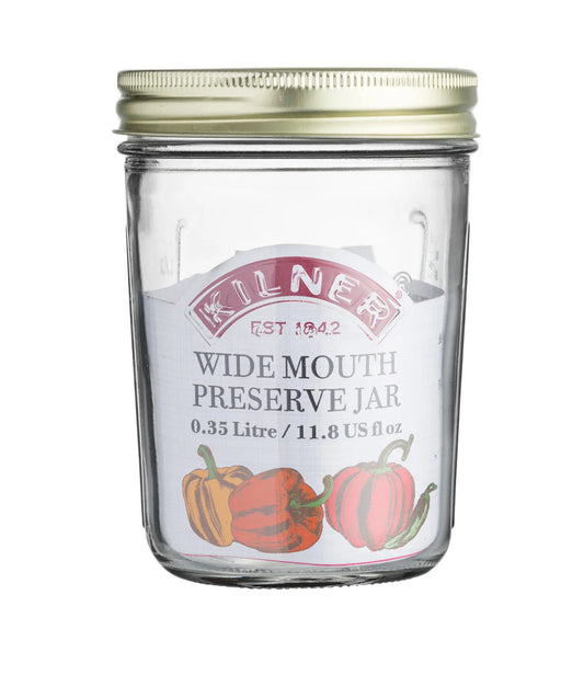 Kilner Wide Mouth Preserve Jar 0.35 Litre