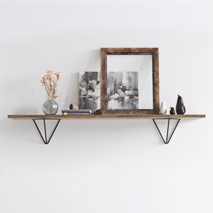 Prism Shelf Set - 2 Supports with OAK Shelf 100cm