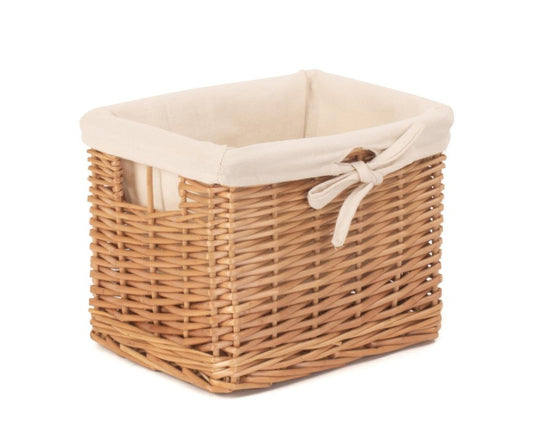 SMALL DEEP STORAGE BASKET with LINING